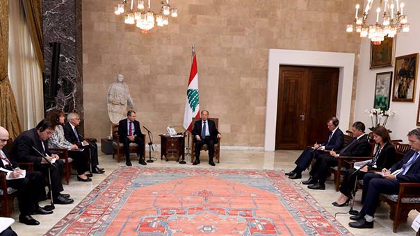 الرئيس عون: لمعالجة قضية النازحين تلافيا لحصول انفجار