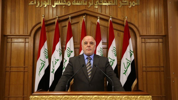 العبادي: استفتاء كردستان أصبح من الماضي