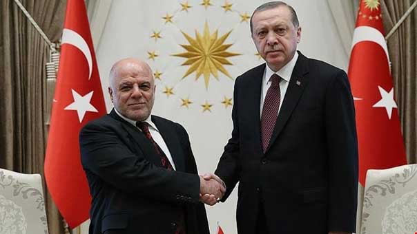 العبادي يشيد من أنقرة بعدم استجابة البيشمركة لدعوات القتال في كركوك


