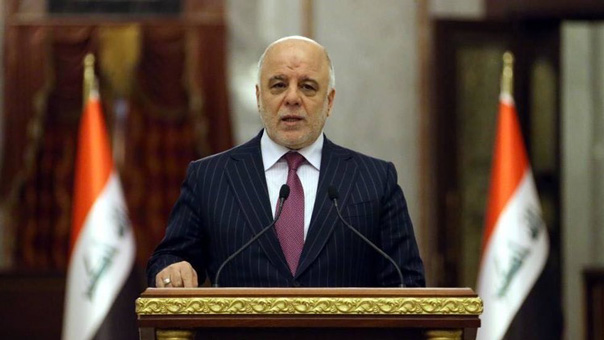 العبادي يأمر بوقف حركة القوات المسلحة العراقية لمدة 24 ساعة

