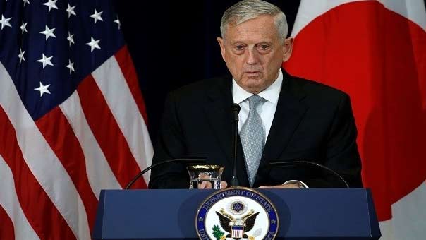 ماتيس: استخدام كوريا الشمالية للسلاح النووي سيواجه بـ&rsquo;رد عسكري ضخم&rsquo;