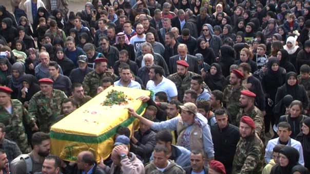 حزب الله وأهالي بلدة الناصرية البقاعية يشيعون الشهيد المجاهد عباس محمد الترشيشي