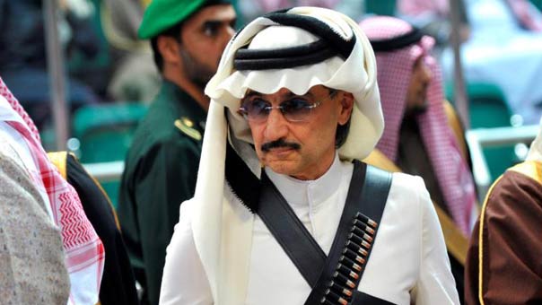 تراجع أسهم شركة المملكة القابضة بنحو 10 % بعد تقارير عن توقيف الوليد بن طلال