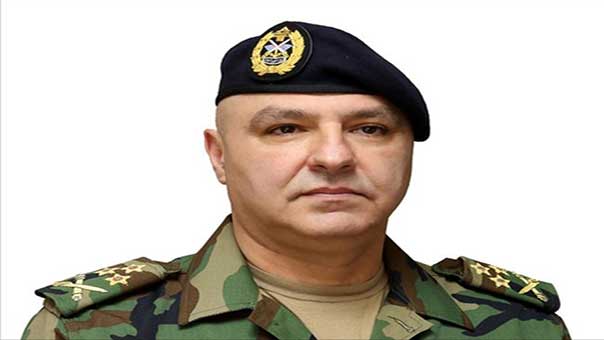 قائد الجيش اللبناني: حماية الإستقرار الوطني أولويتنا