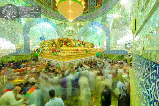 بالصور.. هكذا احتفل عشاق الإمام علي (ع) بعيد الغدير عند مقامه في النجف الأشرف