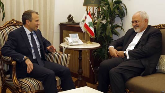 ظريف خلال لقائه باسيل: طهران تحترم اي قرار للشعب والقوى اللبنانية لحل ازمة الرئاسة في لبنان