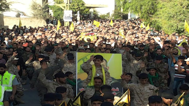 حزب الله يشيع الشهيد المجاهد عيسى حسين طه في الهرمل