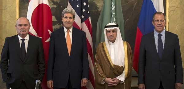 رباعية &rsquo;فيينا&rsquo; تصوغ مسودة الدعم الخارجي للعملية السياسية في سوريا