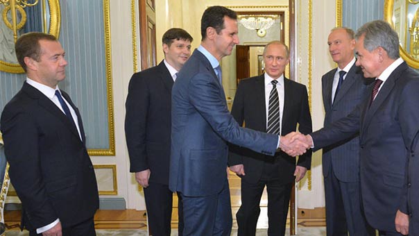 مدفيديف: الأسد بدا هادئًا ومتزنًا كما كان قبل 5 سنوات