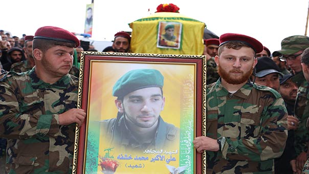 حزب الله يشيع الشهيدين علي الأكبر خشفة وحسين شريفة في البقاع الغربي والجنوب