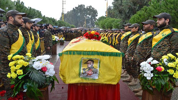 حزب الله يشيع الشهيدين علي الأكبر خشفة وحسين شريفة في البقاع الغربي والجنوب