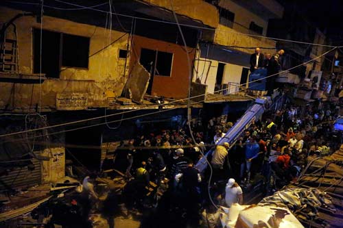 مجدداً .. الارهاب التكفيري يستهدف الآمنين في منطقة مكتظة بالسكان في برج البراجنة