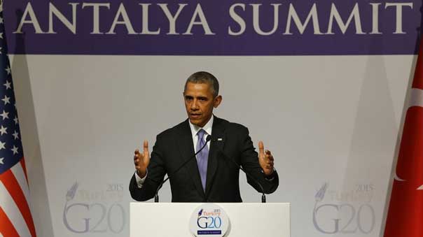 قمة &rsquo;العشرين&rsquo; تختتم أعمالها.. وبوتين يكشف عن مشاركة 40 دولة بتمويل الإرهاب