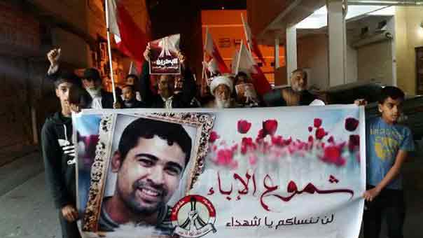  البحرين تستدعي آباء وذوي شهداء الثورة محذرة إياهم من رفع صور أبنائهم أو المشاركة في الحراك