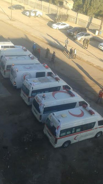 بدء خروج الدفعة الأولى من المسلحين من حي الوعر في حمص