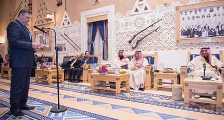 انتهاء مؤتمر الرياض والفصائل السورية تبايع الملك وأمراء السعودية