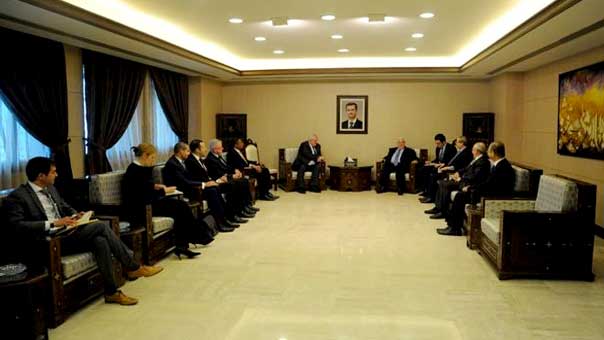 المعلم لـ&rsquo;أوبراين&rsquo; : نؤكد على أهمية التزام المنظمات التابعة للأمم المتحدة بأطر عملها في المجال الإنساني