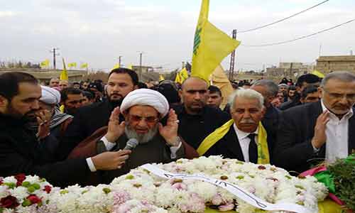 حزب الله وأهالي بلدة مقراق شيعوا الشهيد مهدي أمهز



