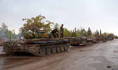 الجيش السوري يبدأ عملية واسعة في ريف اللاذقية على وقع استغاثة المسلحين