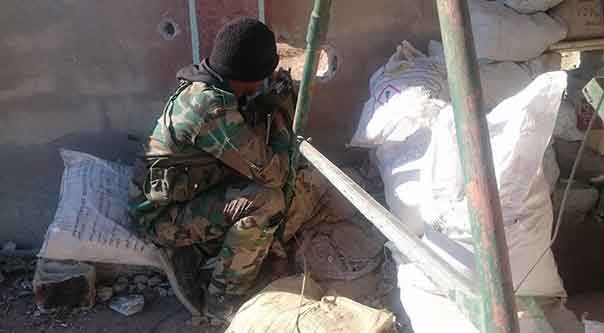 داريا: الجيش السوري يقسم الفصول الأربعة بعمق ألف متر