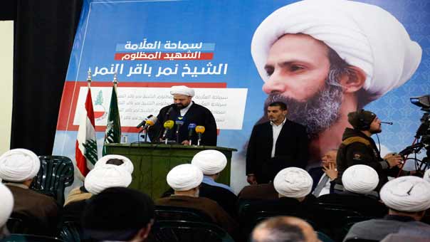 تقبل العزاء بالعلامة النمر في المجلس الاسلامي الشيعي .. الشيخ قبلان: القاتل ليس من أهل السنة والصراع ليس سنياً شيعياً