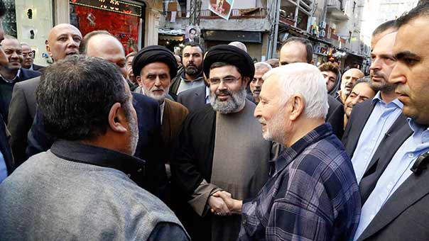 السيد صفي الدين زار مكان تفجير برج البراجنة: صبر الاهالي أثبت أن المقاومة لا تكسر