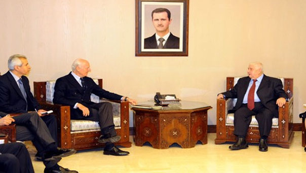 المعلم لـ دي ميستورا: سوريا مستعدة للمشاركة في اجتماعات جنيف في الموعد المقترح

