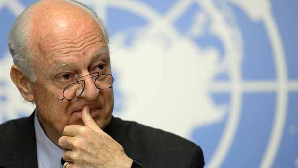 دي ميستورا: مفاوضات جنيف 3 حول سوريا تبدأ الجمعة المقبل ومحورها وقف إطلاق النار