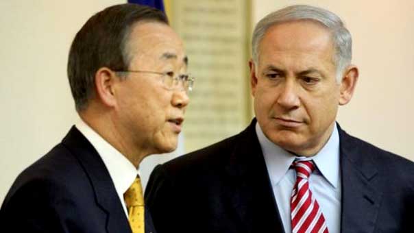 بان كي مون يدين الاستيطان &rsquo;الاسرائيلي&rsquo; ونتنياهو يرد متهما اياه &rsquo;بتشجيع الارهاب&rsquo;
