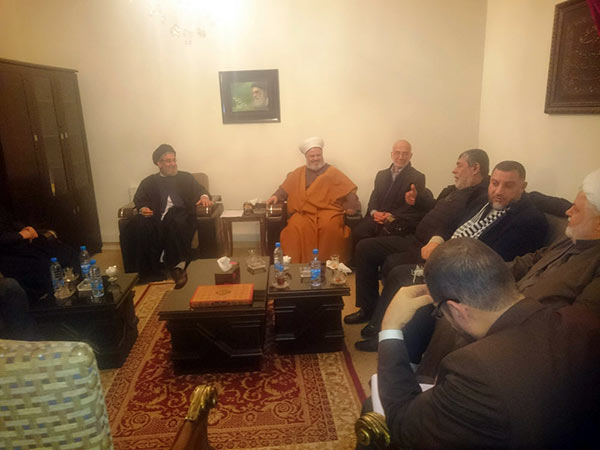 السيد أمين السيد استقبل وفداً من جبهة &rsquo;العمل الاسلامي&rsquo;