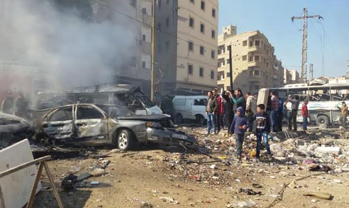 45 شهيدًا وجرحى من المدنيين بتفجير ارهابي مزدوج بمنطقة السيدة زينب (ع) بريف دمشق.. و&rsquo;داعش&rsquo; يتبنى