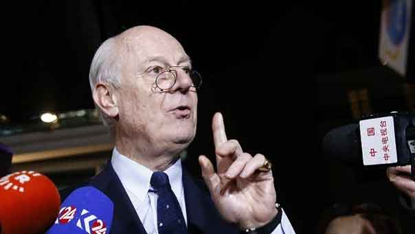 دي ميستورا يعلّق محادثات جنيف السورية الى 25 الجاري.. ولافروف يهاجم &rsquo;مدللي المعارضة&rsquo;