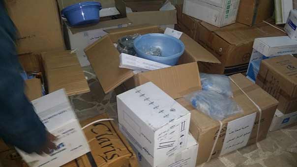 بالصور.. وصول اولى قافلات المساعدات الطبية إلى بلدتي &rsquo;نبل&rsquo; و &rsquo;الزهراء&rsquo;