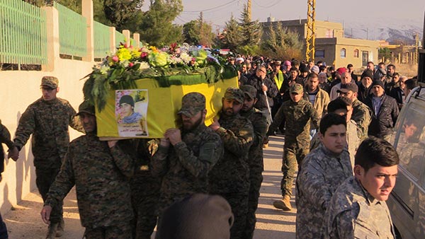 حزب الله وجمهور المقاومة شيعوا الشهيد عطا الأحمر في إيعات والشهيدين علي ركين وأحمد بيضون في الشهابية