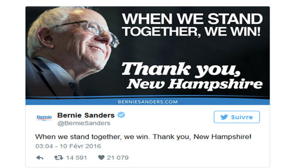 الولايات المتحدة: فوز ترامب وخسارة كلينتون أمام ساندرز في انتخابات نيو هامشير