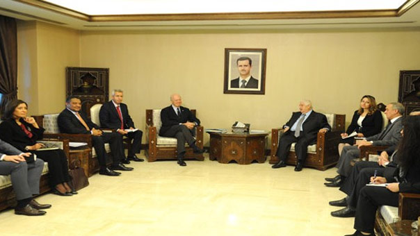 المعلم لـ دي ميستورا: ملتزمون بحوار سوري سوري دون شروط مسبقة