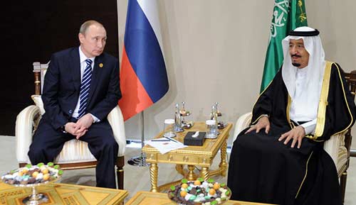 بوتين وسلمان يؤكدان حرصهما على أمن الشرق الأوسط