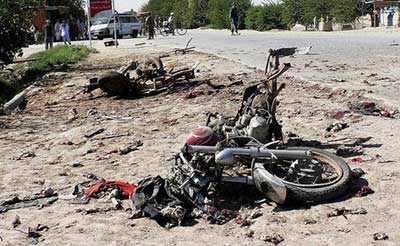 قتلى وجرحى في تفجير انتحاري شرق افغانستان  