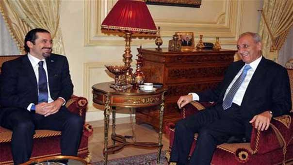 بري استقبل الحريري: للتصدي لمحاولة اشعال الفتنة حرصاً على لبنان