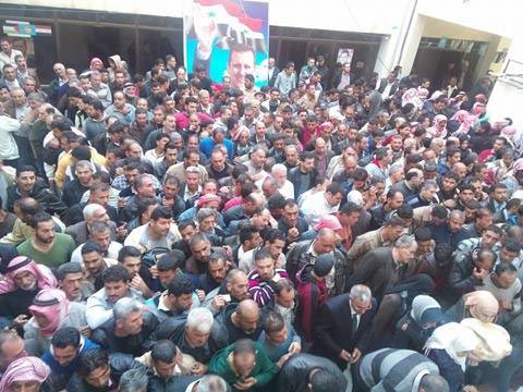 اتمام المصالحة الوطنية في إبطع بريف درعا.. والمساعدات تصل الى البلدة