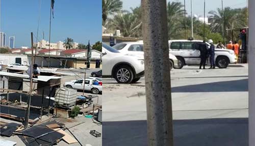 الأمن البحريني يحطم مضائف حسينية بالبلاد القديم