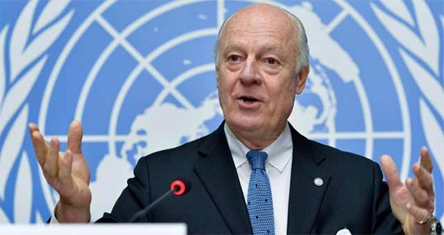 دي ميستورا: نجاح الهدنة ليس مضمونًا لكن هناك تقدمًا واضحًا