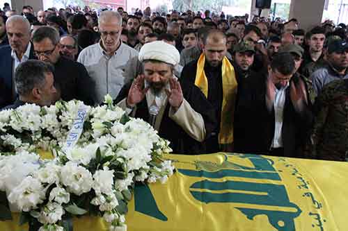 حزب الله شيّع الشهيد علي الشامي إلى مثواه الأخير في الأوزاعي