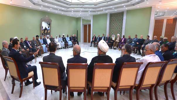 الأسد لوفد &rsquo;تجمع دعم خيار المقاومة&rsquo;: الحرب التي تتعرض لها المنطقة فكرية بالدرجة الاولى