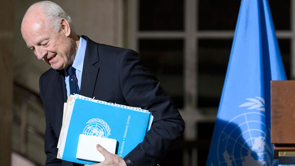 دي ميستورا: استئناف محادثات سوريا في 9 نيسان المقبل