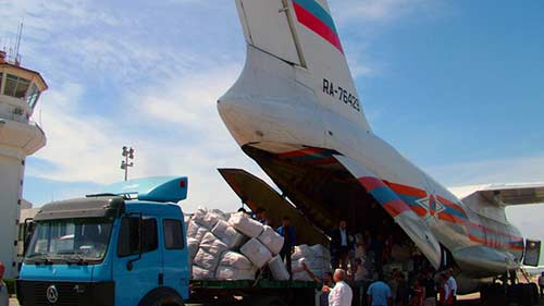 &rsquo;الدفاع الروسية&rsquo;: إيصال المساعدات الروسية يساهم في عودة سكان ريف دمشق إلى بيوتهم