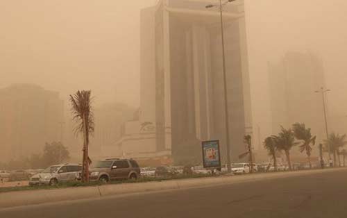 إعلان حالة الطوارئ في مكة المكرمة بسبب العواصف الرملية