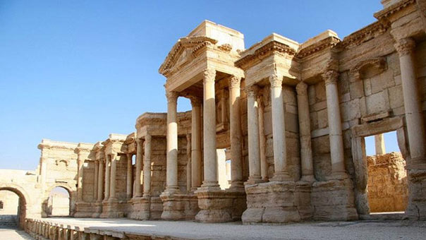 ترميم الآثار المتضررة في مدينة تدمر السورية يحتاج إلى خمس سنوات