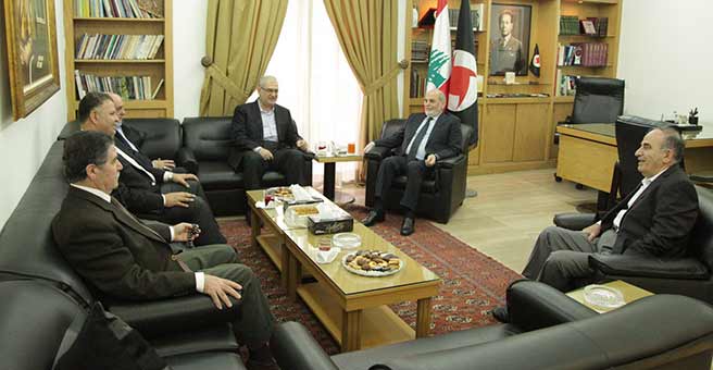 رعد خلال زيارته حردان: متوافقون إزاء القضايا الوطنية وجاهزون لمواجهة أي حماقة &rsquo;إسرائيلية&rsquo;