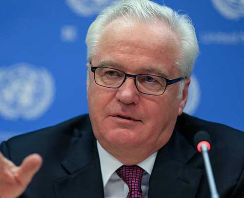  تشوركين: الدول الغربية تمنع مشروع بيان روسي يضمن تمثيلاً أعلى في الحوار السوري المقبل